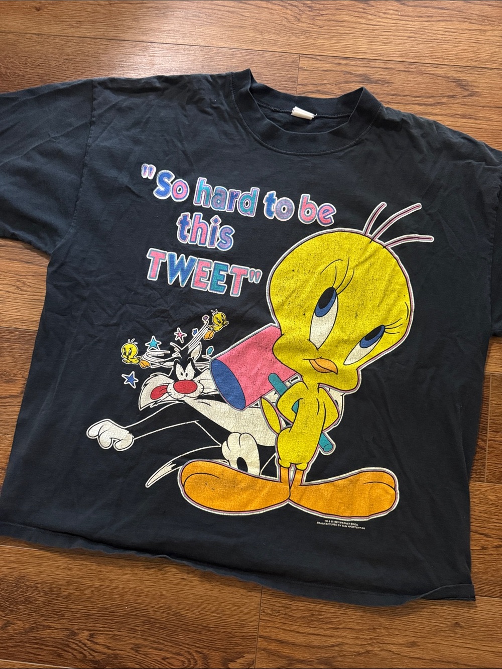 1995 Looney Tunes Tweety Graphic Tee - 25”x28”